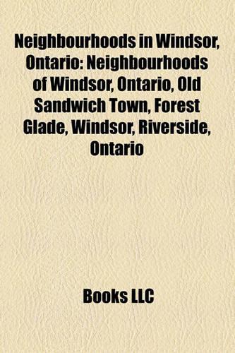 Neighbourhoods in Windsor, Ontario