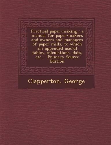 Practical Paper-Making