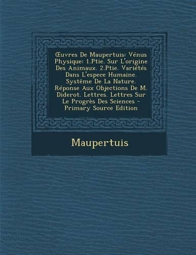 Uvres de Maupertuis