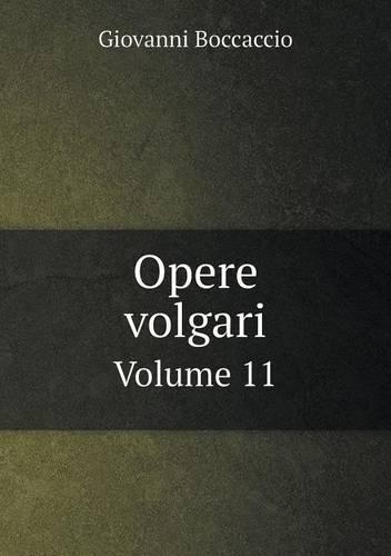 Opere volgari Volume 11