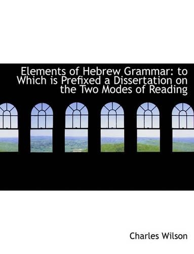 Elements of Hebrew Grammar