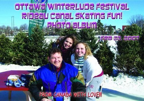 Ottawa Winterlude Festival - Rideau Canal Skateway Fun! Feb 23, 2007 Photo Album (English eBook C3)