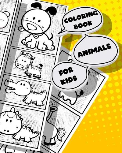 coloring book animals for kids