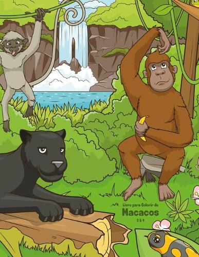 Livro para Colorir de Macacos 3 & 4: (Macacos)