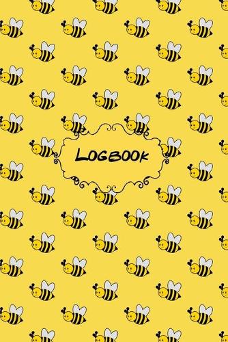 Logbook: An Organizer Logbook Keeper for All Your Passwords and Stuff, Bumble Honey Bee on Yellow