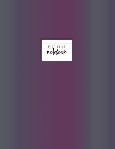 Wide Ruled Notebook