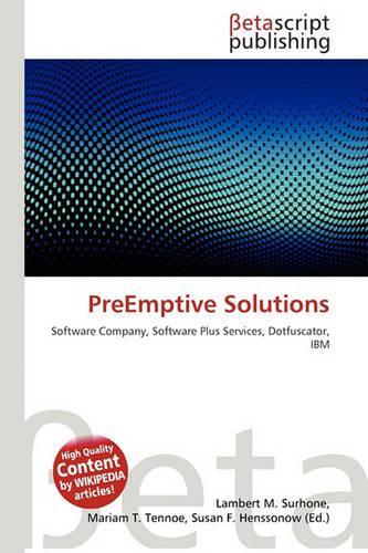 Preemptive Solutions: (English)