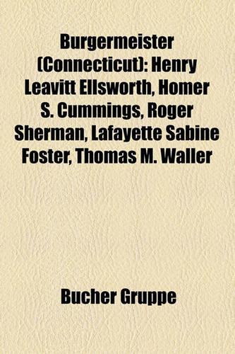 Burgermeister (Connecticut)