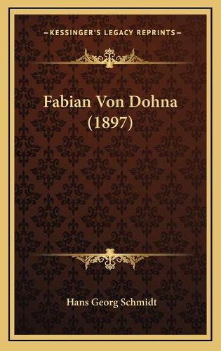 Fabian Von Dohna (1897)