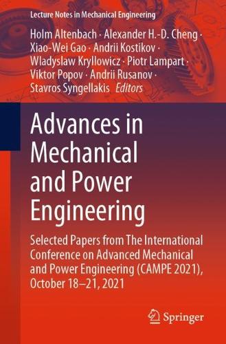 Advances in Mechanical and Power Engineering