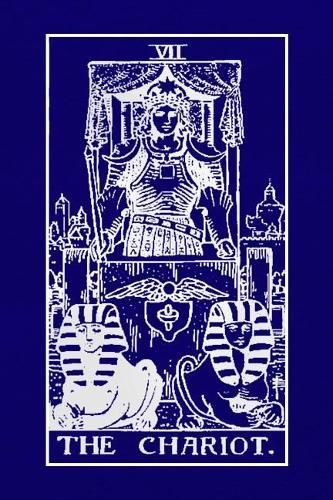 VII the Chariot: Tarot Card Journal, 6 X 9 Inch Matte Softcover Paperback Notebook with 120 Blank Lined Pages