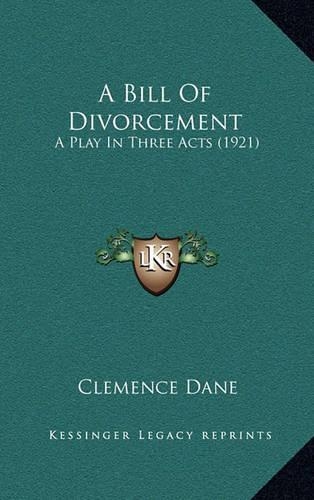 A Bill Of Divorcement