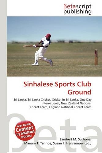 Sinhalese Sports Club Ground: (English)