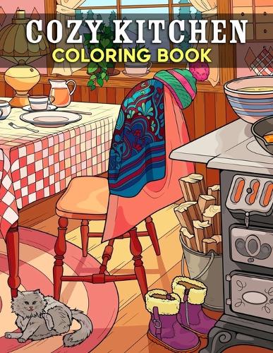 Cozy Kitchen Coloring Book