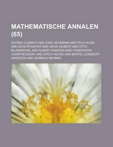 Mathematische Annalen (65)