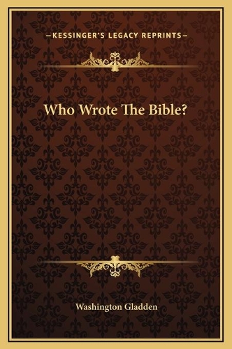 Who Wrote The Bible?