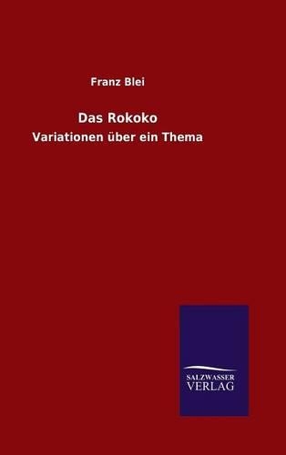 Das Rokoko: (German)