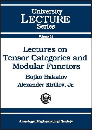 Lectures on Tensor Categories and Modular Functors: (University Lecture Series)