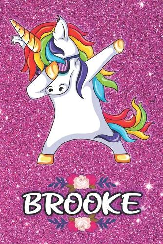 Brooke - Dabbing Unicorn Notebook