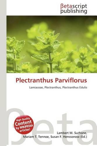 Plectranthus Parviflorus