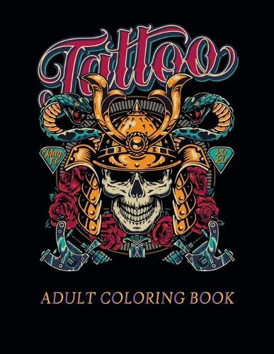 Tattoo Adult Coloring Book