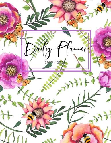2019 2020 15 Months Flower Branch Daily Planner