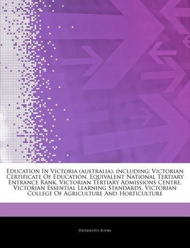 Articles on Education in Victoria (Australia), Including