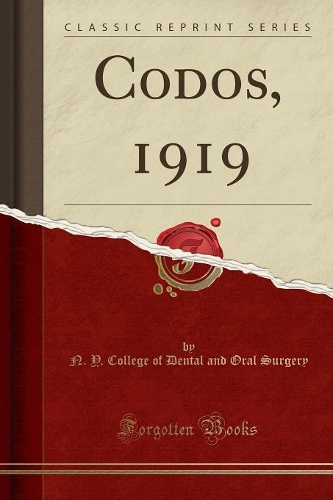 Codos, 1919 (Classic Reprint)