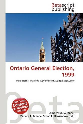 Ontario General Election, 1999