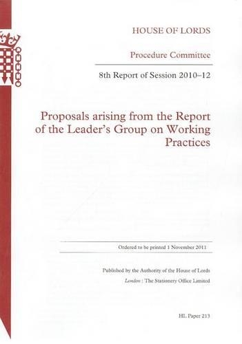 8th Report of Session 2010-12