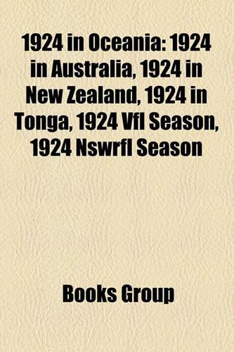 1924 in Oceania