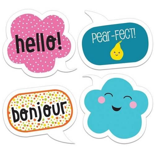 School Pop Happy Talk Cut-Outs