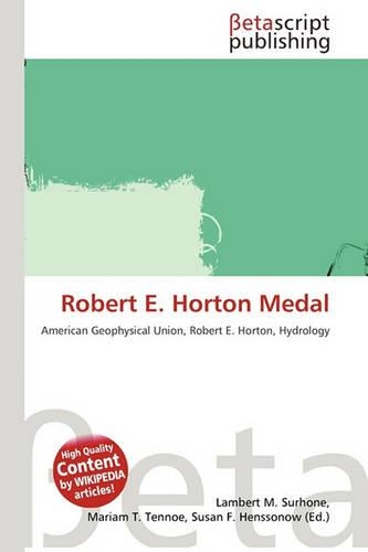 Robert E. Horton Medal