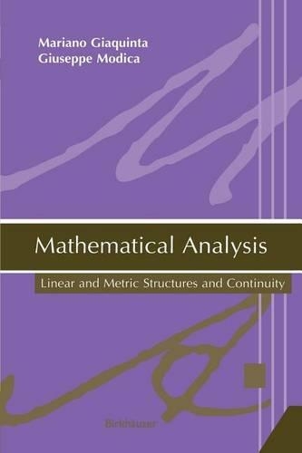 Mathematical Analysis