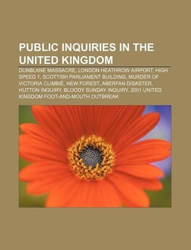 Public Inquiries in the United Kingdom