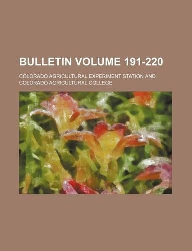 Bulletin Volume 191-220: (English)