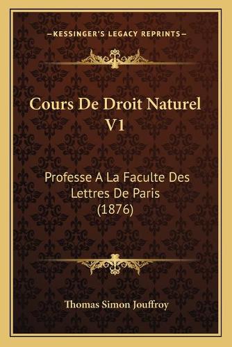Cours De Droit Naturel V1