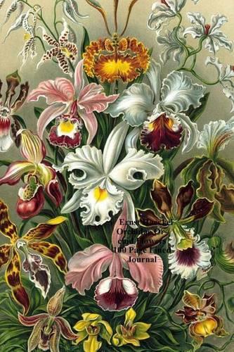 Ernst Haeckel Orchidae Orchid Flowers 100 Page Lined Journal: Blank 100 Page Lined Journal for Your Thoughts, Ideas, and Inspiration(English)
