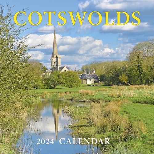 Cotswolds Large Square Calendar - 2024