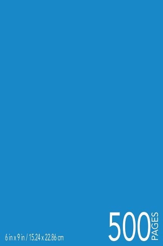 Palace Blue: Large Notebook 500 Pages, Notebook 6 X 9, Giant Notebook, Very Big Notebook, Big Notebook, Huge Notebook