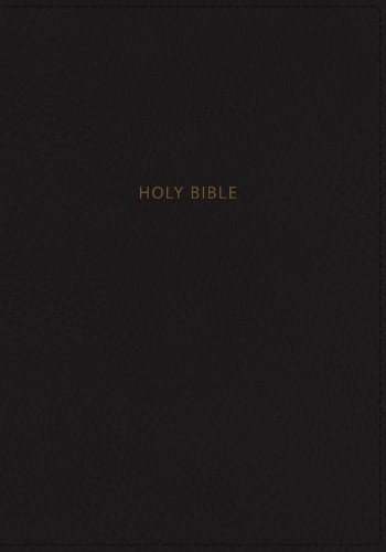 NKJV, Deluxe Reference Bible, Personal Size Giant Print, Leathersoft, Black, Thumb  Indexed, Red Letter, Comfort Print