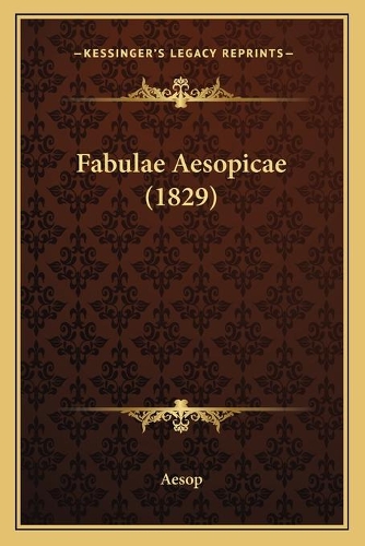 Fabulae Aesopicae (1829)