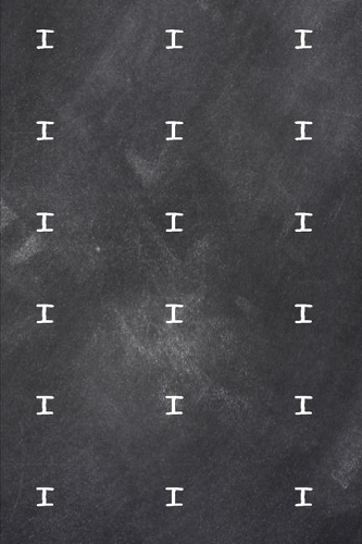 2020 Weekly Planner Monogram I Pattern Monogram I Chalkboard 134 Pages