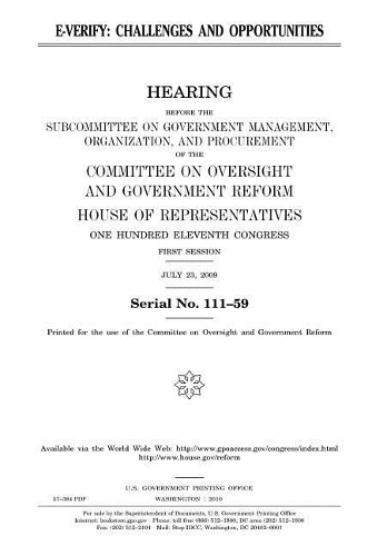 E-Verify: Challenges and Opportunities