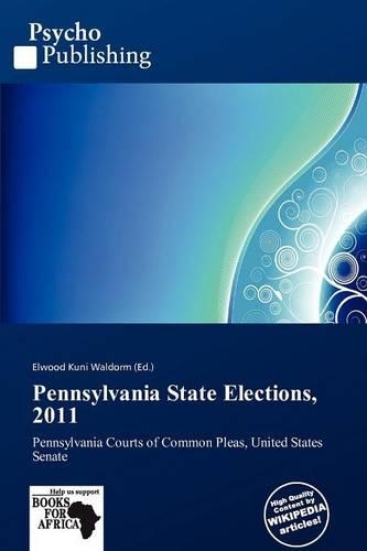 Pennsylvania State Elections, 2011