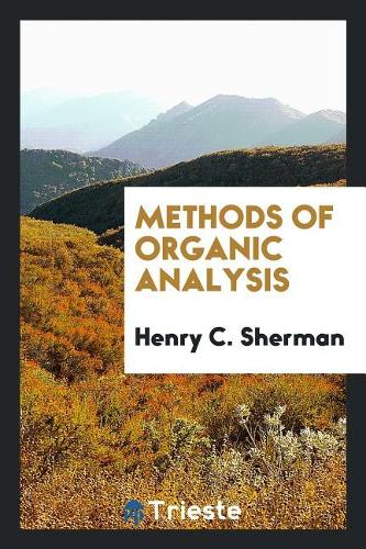 Methods of Organic Analysis