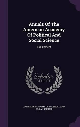 Annals Of The American Academy Of Political And Social Science