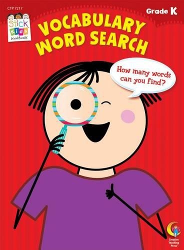 Vocabulary Word Search, Grade K