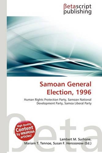 Samoan General Election, 1996