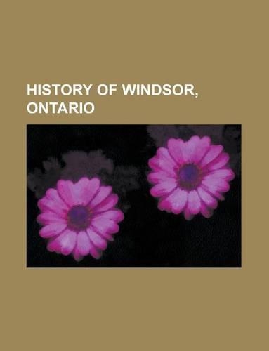 History of Windsor, Ontario